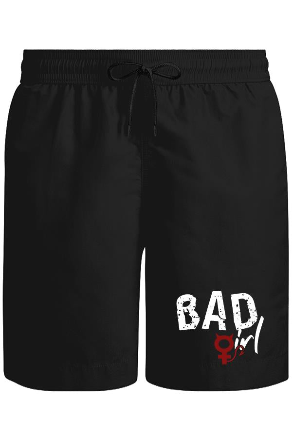 Bad Girl - Sin Unisex Siyah Şort