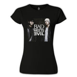 Bad Meets Evil Black Women's Tshirt