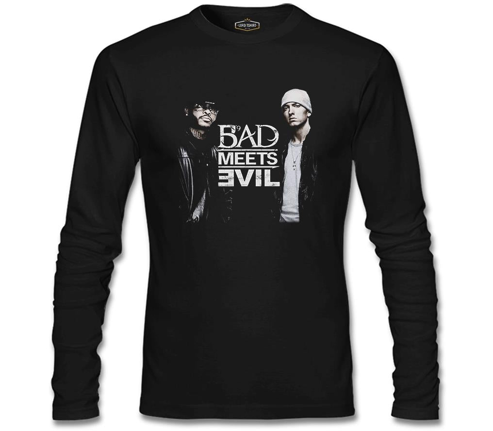 Bad Meets Evil Siyah Erkek Sweatshirt