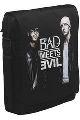 Bad Meets Evil Unisex Siyah Postacı Çanta