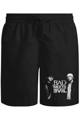 Bad Meets Evil Unisex Siyah Şort