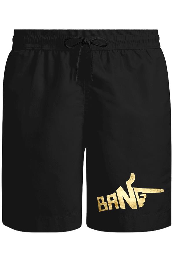 Bang Unisex Siyah Şort