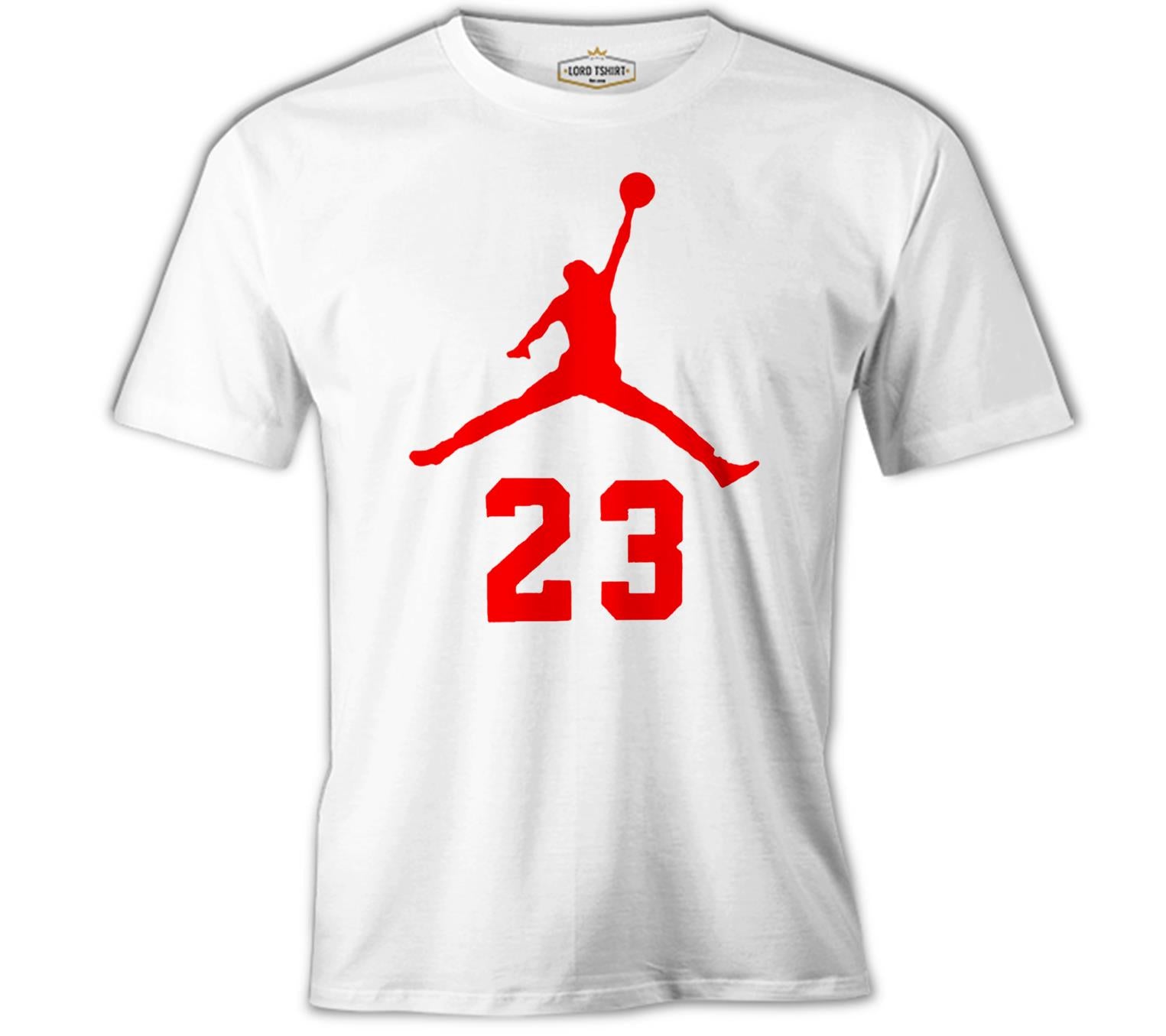 Basketball - Jordan 23 Beyaz Erkek Tshirt