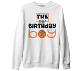 Basketball - Birthday Boy White Men's Thick Sweatshirt