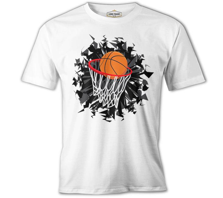 Basketball - Hoop White Men's Tshirt