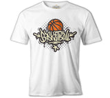 Basketball Star White Men's Tshirt