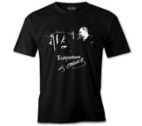 Başöğretmen Atatürk - Öğretmenler Günü Siyah Erkek Tshirt