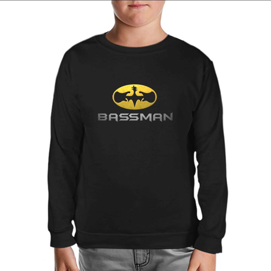 Bassman Siyah Çocuk Sweatshirt