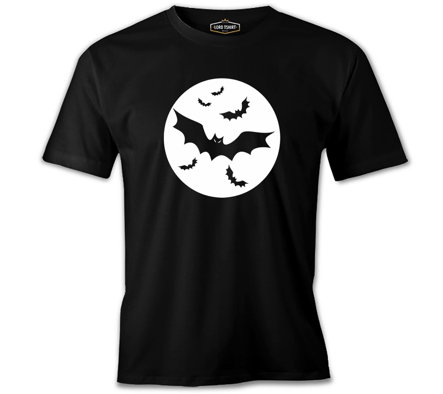 Bat and Mad  Siyah Erkek Tshirt
