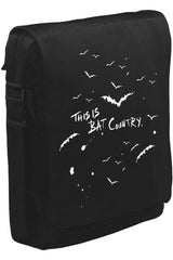 Bat Country Unisex Siyah Postacı Çanta