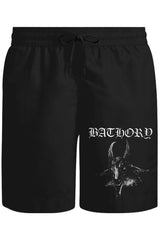 Bathory Unisex Siyah Şort