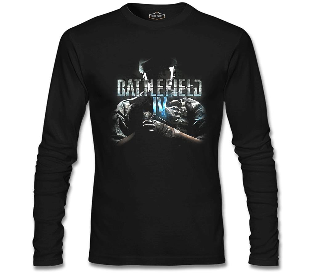 Battlefield 4 Siyah Erkek Sweatshirt