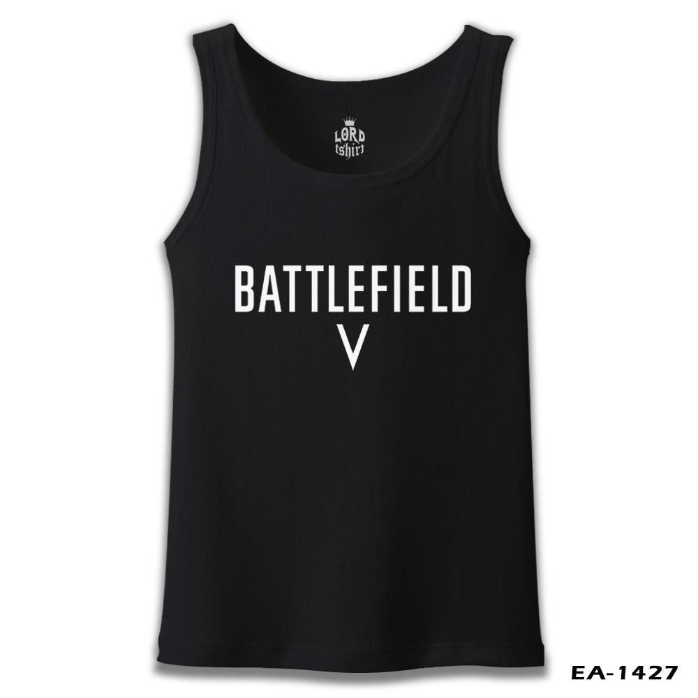 Battlefield 5 - Logo Siyah Erkek Atlet