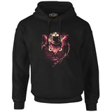 Owl Black Men's Zipperless Hoodie