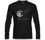 Be Real Not Perfect Dandellion Siyah Erkek Sweatshirt