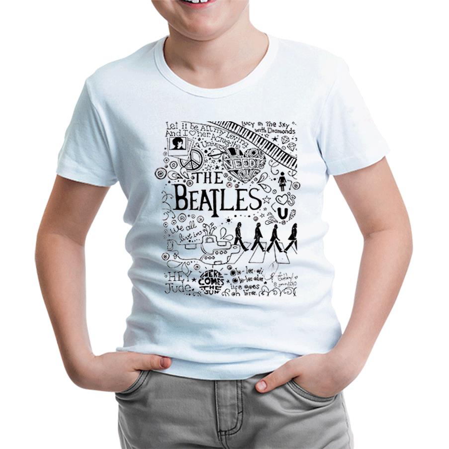 Beatles - Hey Jude White Kids Tshirt