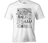 Beatles - Hey Jude Beyaz Erkek Tshirt