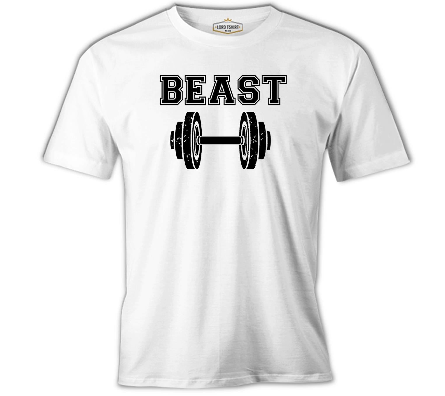Beauty and the Beast - Beast Beyaz Erkek Tshirt
