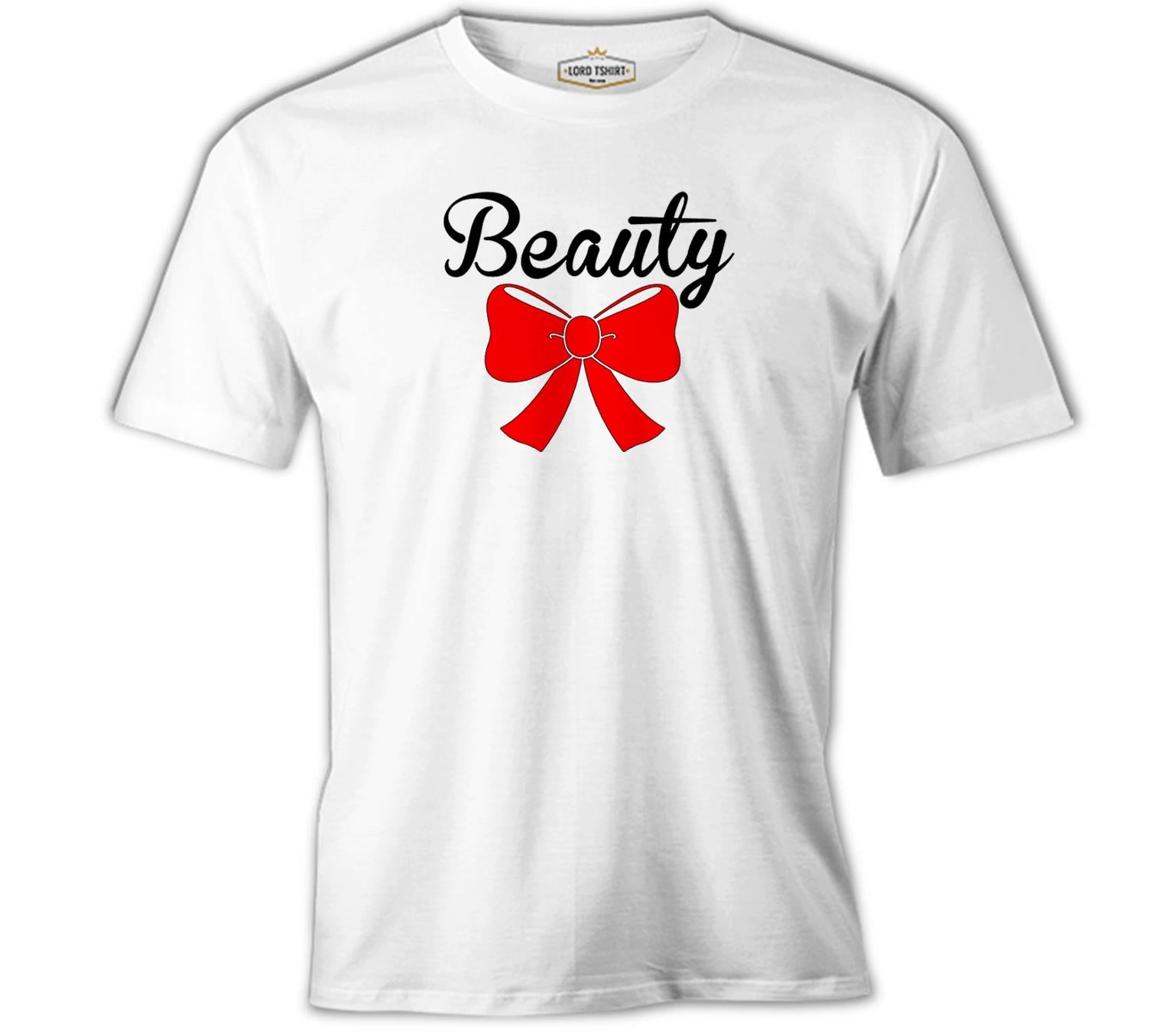 Beauty and the Beast - Beauty Beyaz Erkek Tshirt