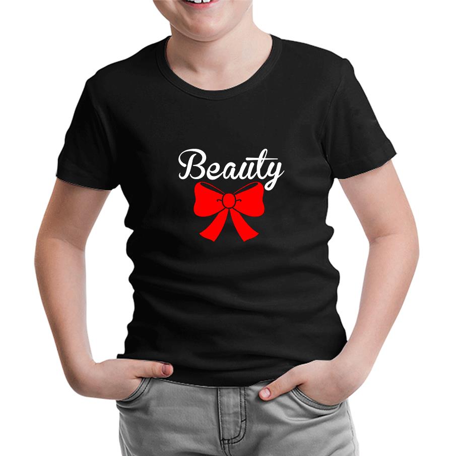 Beauty and the Beast - Beauty  Siyah Çocuk Tshirt