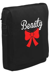 Beauty and the Beast - Beauty Unisex Siyah Postacı Çanta