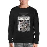 Beetle Juice Siyah Çocuk Sweatshirt