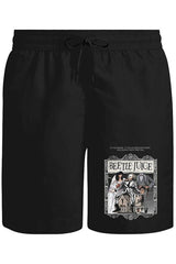 Beetle Juice Unisex Siyah Şort