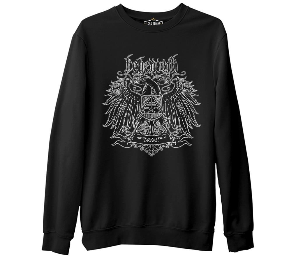 Behemoth - Abyssus Abyssum Invocat  Siyah Erkek Kalın Sweatshirt