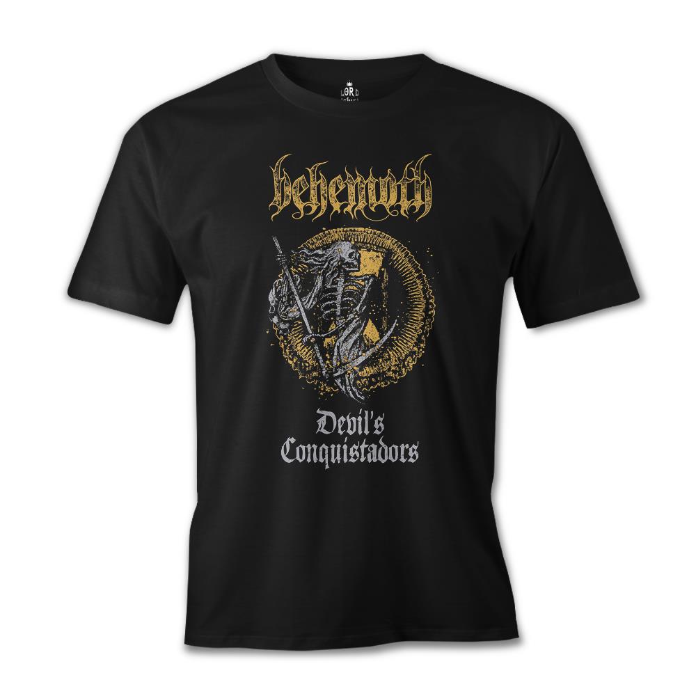 Behemoth - Devil's Conquistadors  Siyah Erkek Tshirt