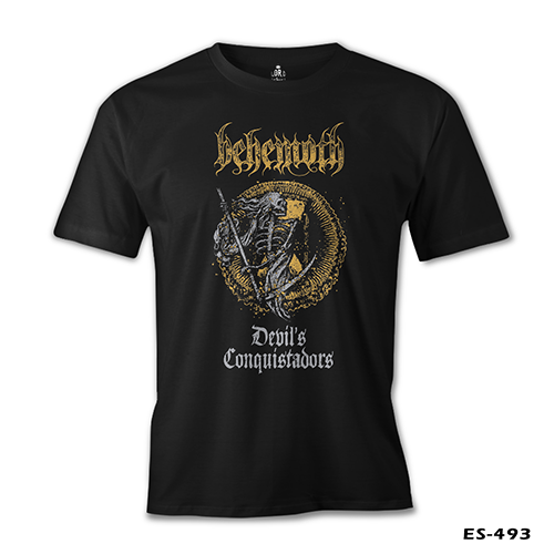 Behemoth - Devil's Conquistadors  Siyah Erkek Tshirt