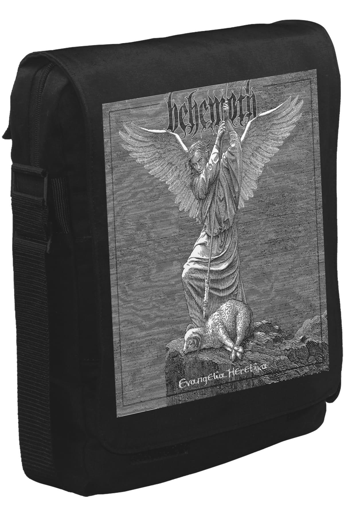 Behemoth - Evangelia Heretika Unisex Siyah Postacı Çanta