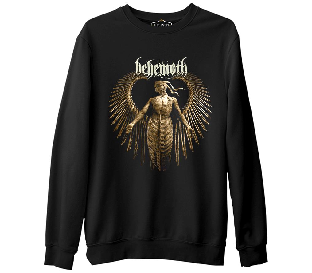 Behemoth - Historica Siyah Erkek Kalın Sweatshirt