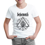 Behemoth - Logo Beyaz Çocuk Tshirt