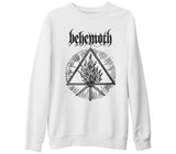 Behemoth - Logo White Thick Sweatshirt