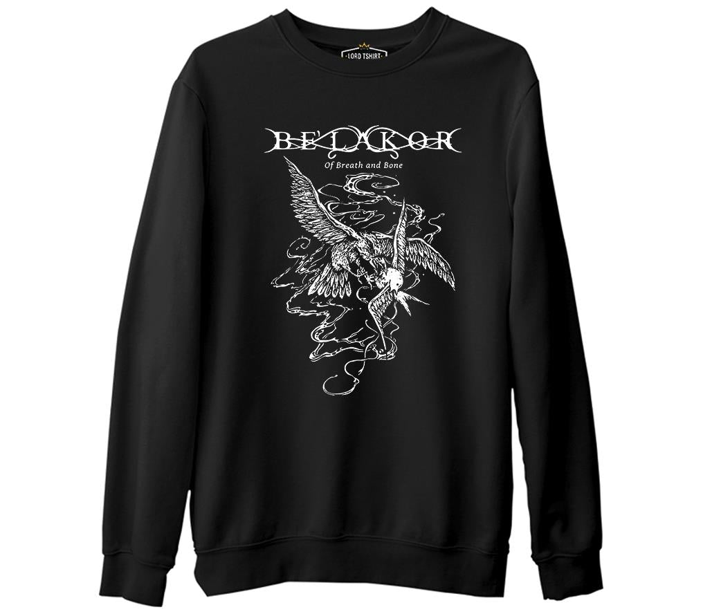BeLakor - Of Breath and Bone Siyah Erkek Kalın Sweatshirt