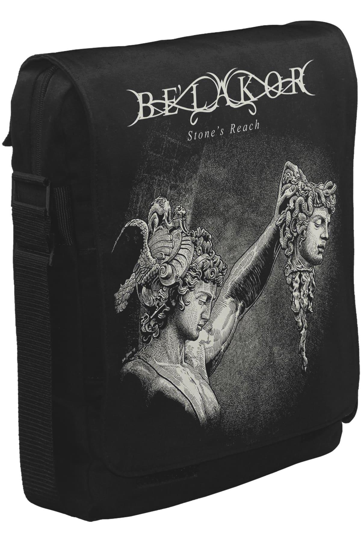 BeLakor - Stones Reach Unisex Siyah Postacı Çanta