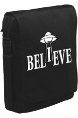 Believe Unisex Siyah Postacı Çanta