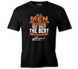 Best are Born in August Siyah Erkek Tshirt