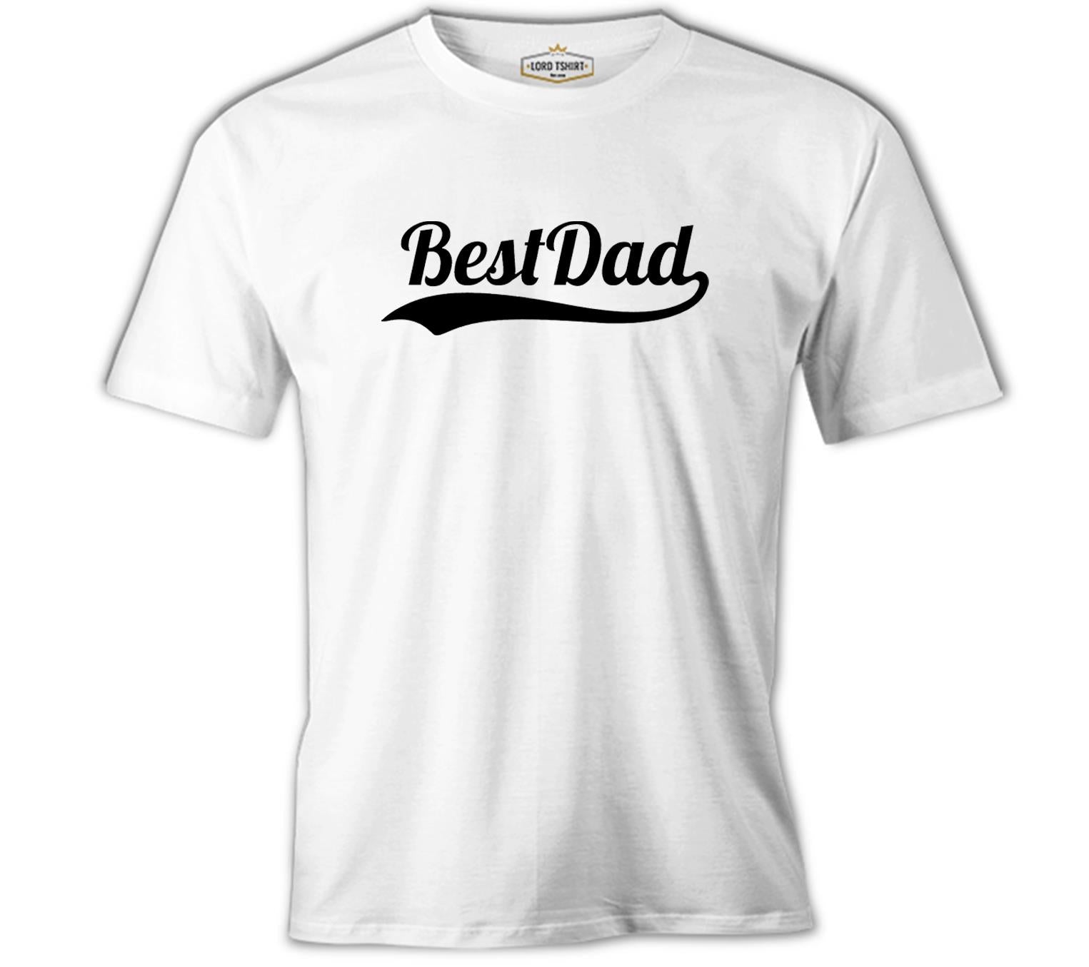 Best Dad Beyaz Erkek Tshirt