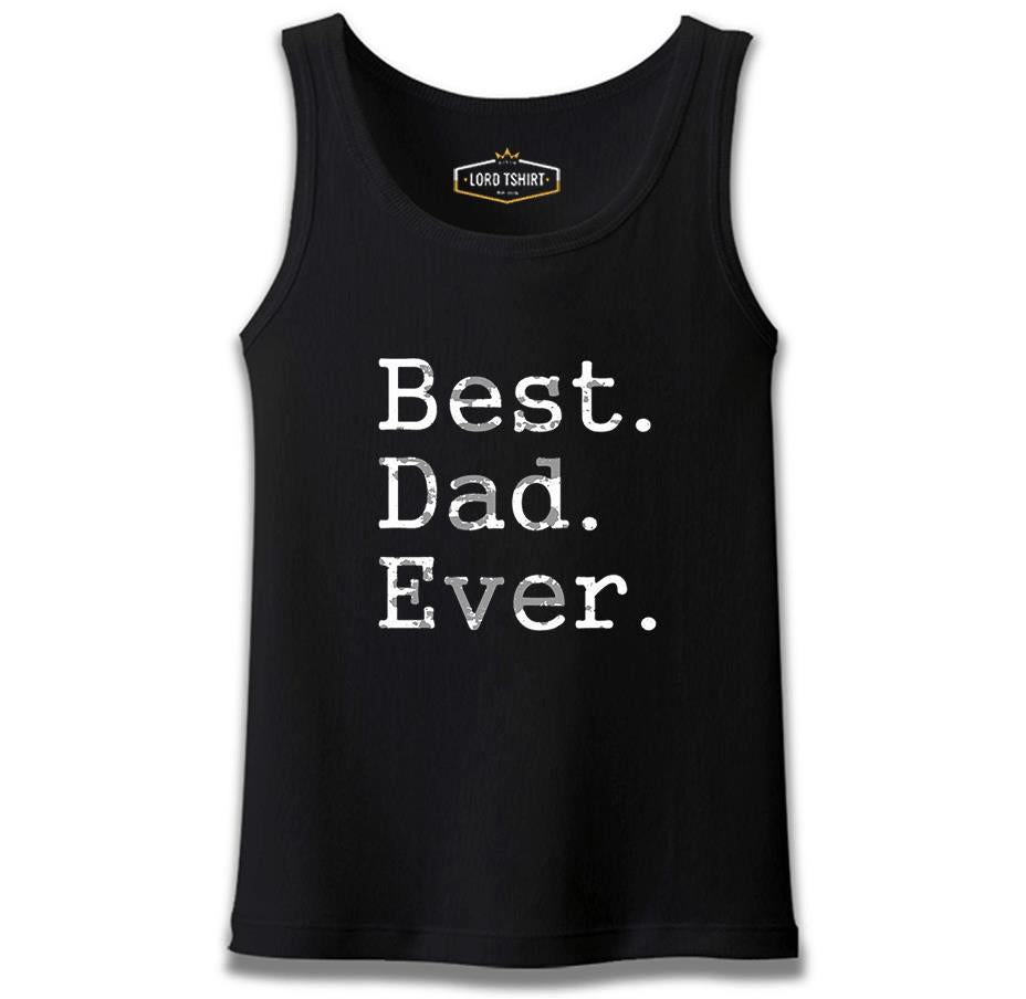 Best Dad Ever Siyah Erkek Atlet