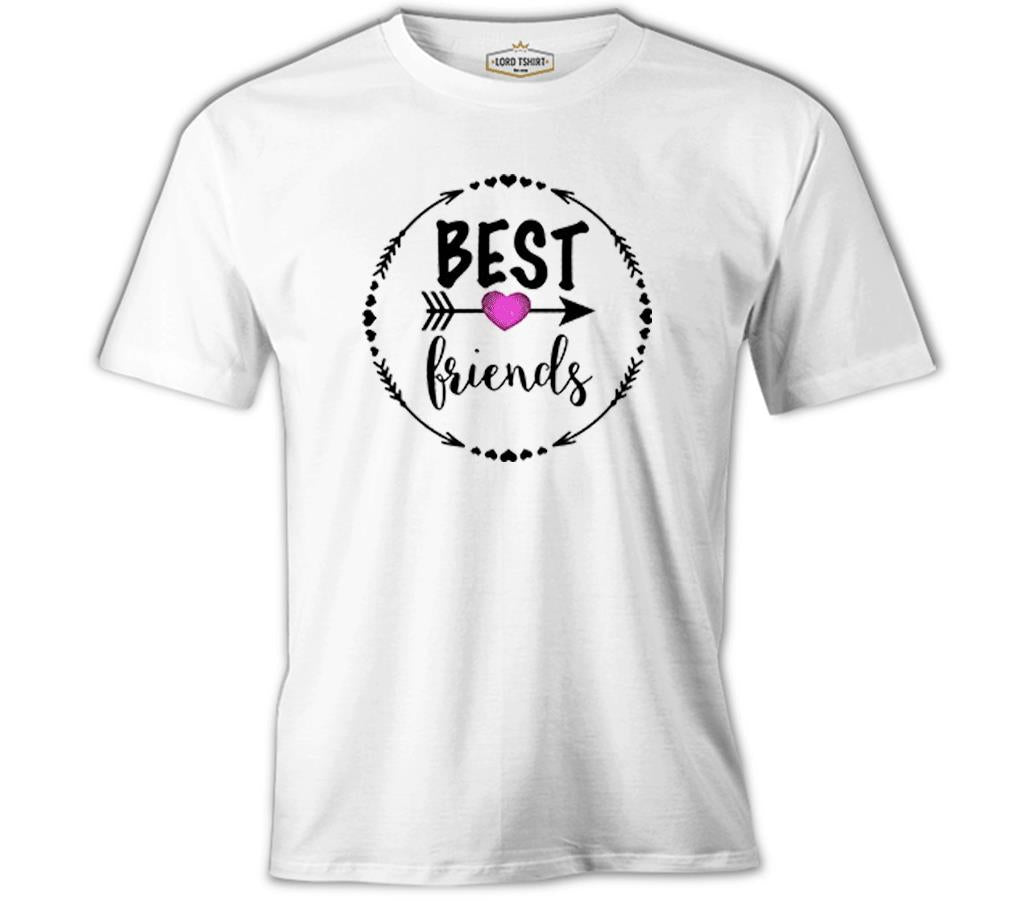 Best Friends - F2 Beyaz Erkek Tshirt