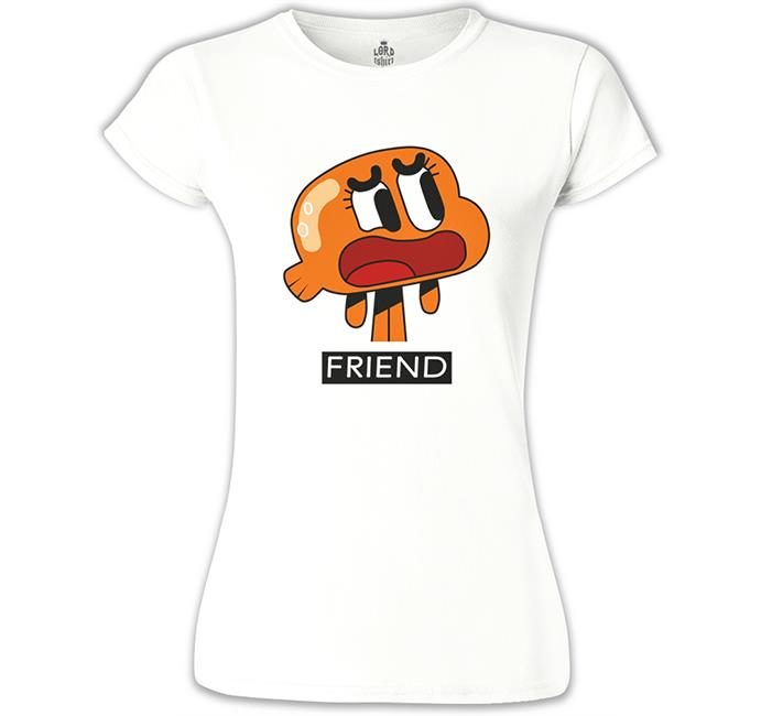 Best Friends - Friend Beyaz Kadın Tshirt