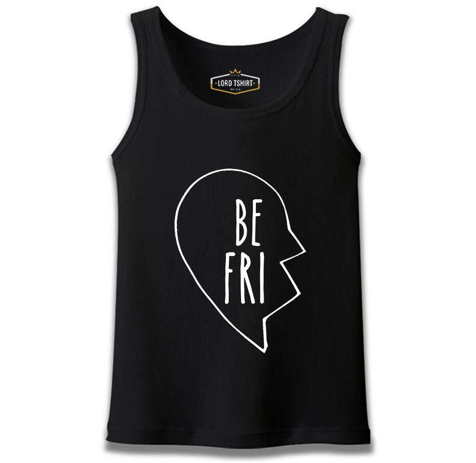 Best Friends Kalp 1/2 - 2 Siyah Erkek Atlet