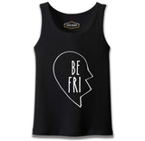 Best Friends Kalp 1/2 - 2 Siyah Erkek Atlet