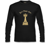 Best Player Ever of the Chess Siyah Erkek Sweatshirt