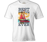 Best Sailing Crew on the Boat Beyaz Erkek Tshirt