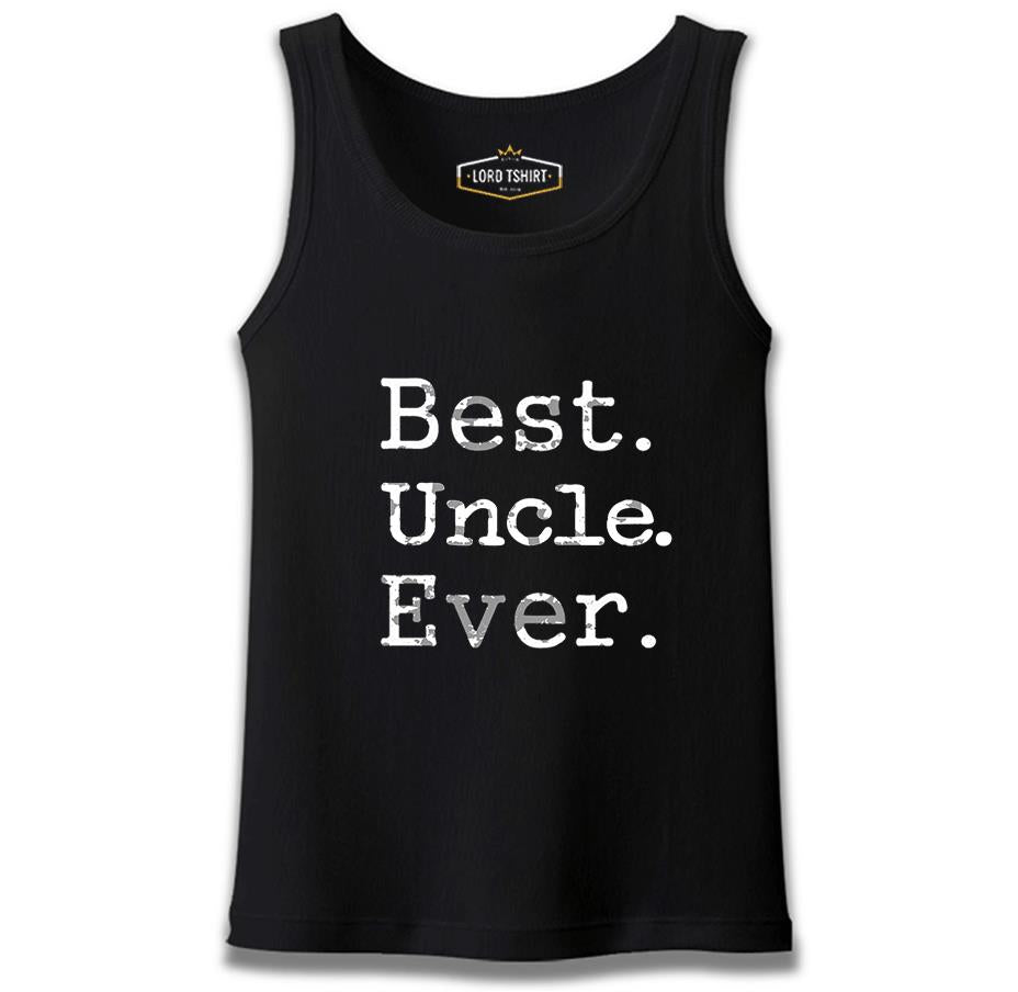 Best Uncle Ever Black Men's Undershirt