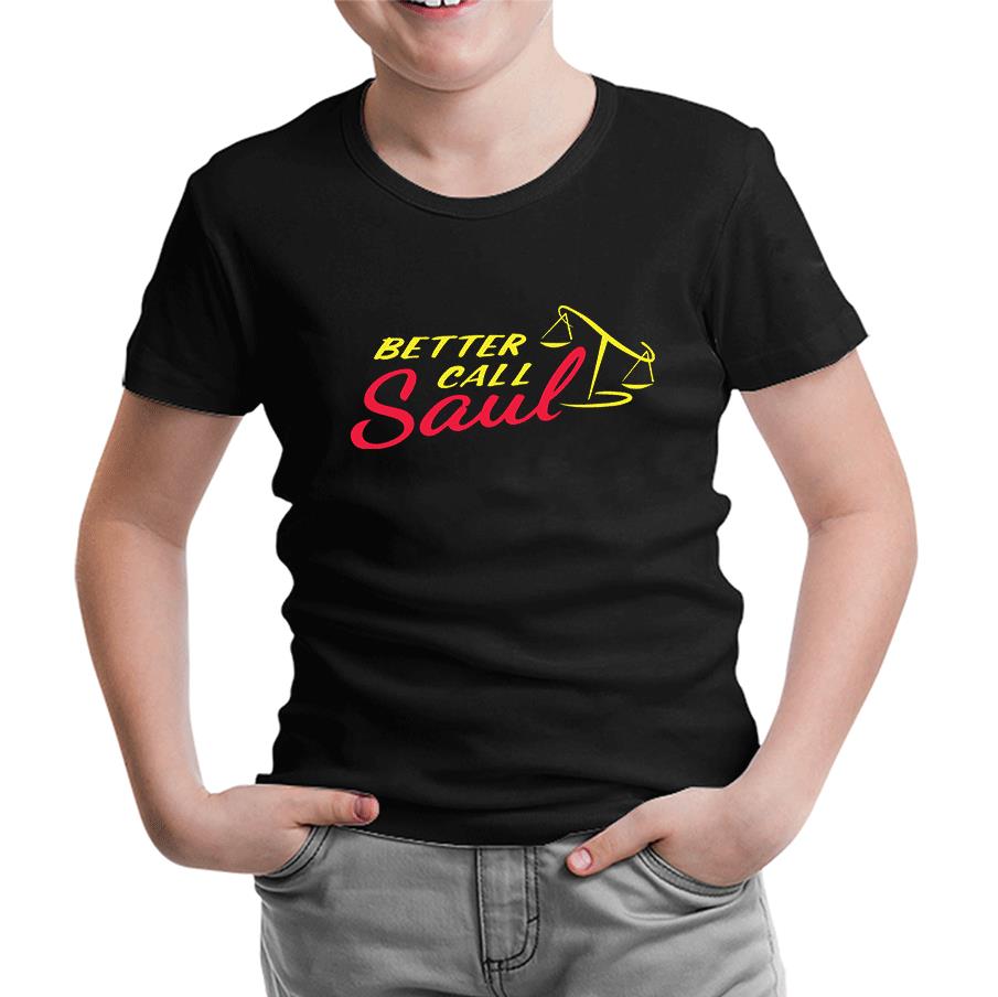 Better Call Saul Siyah Çocuk Tshirt