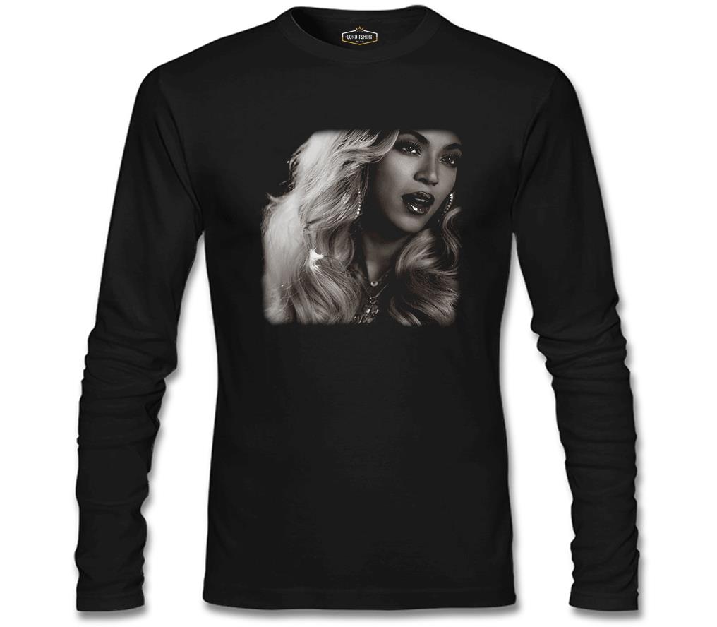 Beyonce - Star Siyah Erkek Sweatshirt