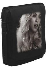 Beyonce - Star Unisex Siyah Postacı Çanta